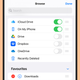 A photo of the iOS files app